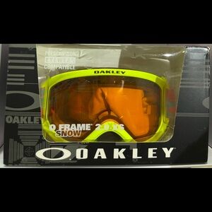Oakley O Frame 2.0 XS Neon Yellow Goggles